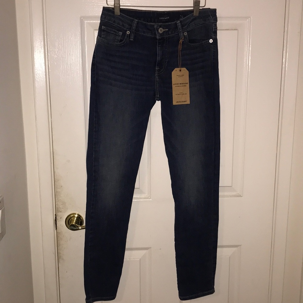 SOLD NWT Lucky Brand Lolita Skinny Jeans 6/28 $99 - Picture 2 of 8